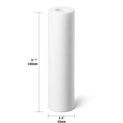 Sinea Filtre Anti Calcaire-Cartouche anti-sédiments 9' 3/4 filtre à eau sous évier - 1 µm