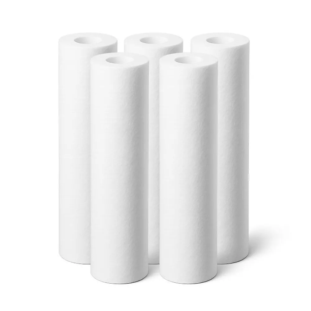 Sinea Filtre Anti Calcaire-Cartouches anti-sédiments 9' 3/4 lot de 5 filtre à eau sous évier - 20 µm