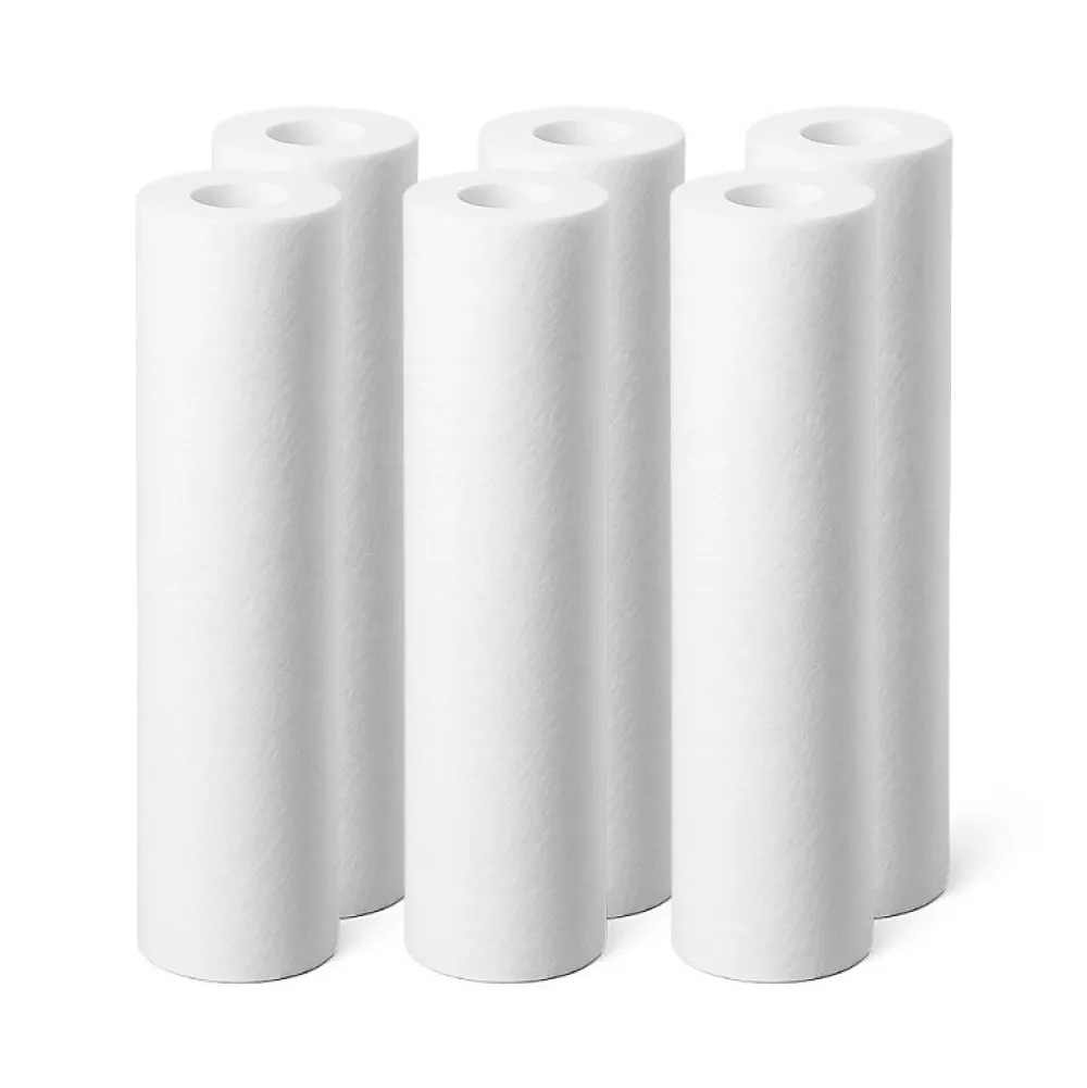 Sinea Cartouches anti-sédiments 9' 3/4 lot de 6 filtre à eau sous évier - 50 µm