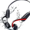 Vendos85 Casque à Conduction osseuse luetooth étanche rouge noir