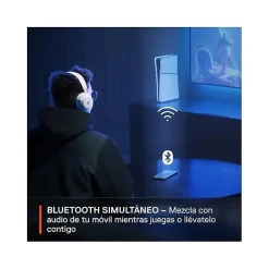 Steelseries Enceinte, Écouteur Et Casque-Casque Micro Gaming sans fil Arctis Nova 7P pour PS PC Mac Nintendo Switch Oculus Quest 2 et Android Blanc