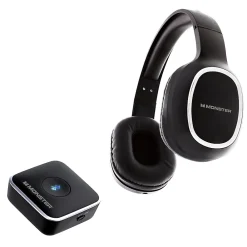 Monster Casque TV émetteur bluetooth noir