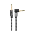 Goobay Câble audio Jack 3.5 coudé 90 or 3 m