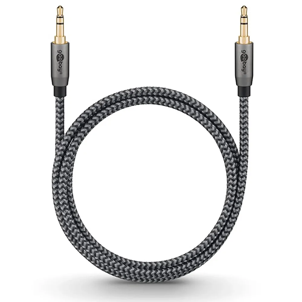 Goobay Câble audio Jack 3.5mm gold 2 mètres