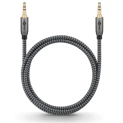 Goobay Câble Et Connectique Audio-Câble audio Jack 3.5mm gold noir 5 m