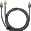 Goobay Câble audio 1 RCA mâle - 2 RCA mâles 5 m