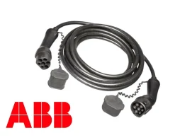 ABB Câble de recharge T2-T2 1P 32A pour véhicule électrique, longueur 7 mètres