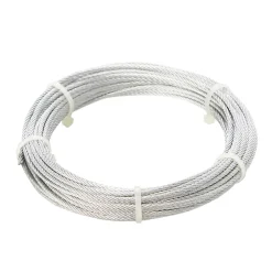 Diall Câble en acier ø2 mm, 10 m Argent