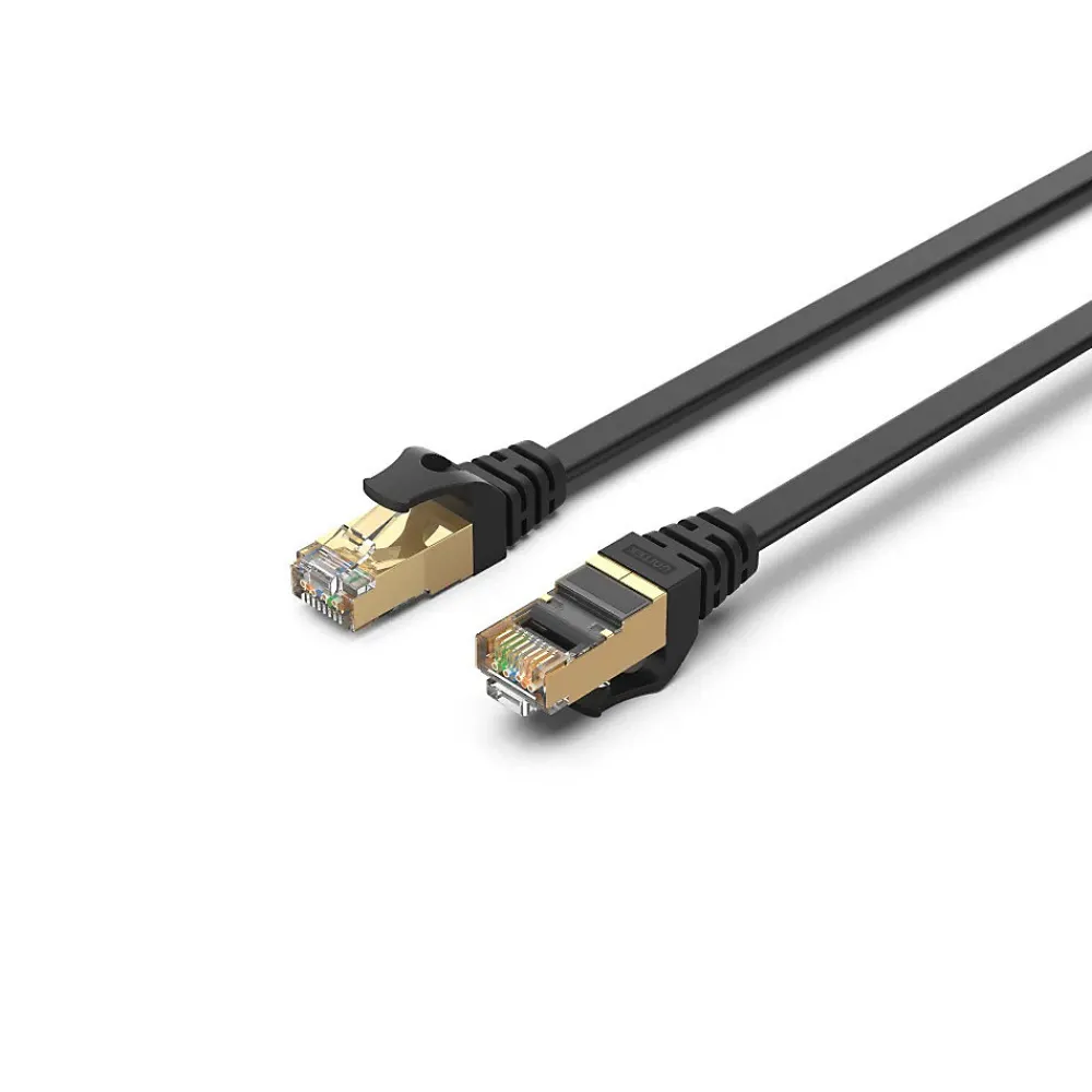 Unitek Câble Ethernet CAT 7 15m S/STP plat noir