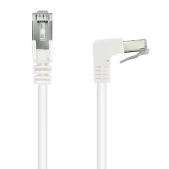 Metronic Câble Et Connectique Réseau-Câble Ethernet RJ45 CAT 6a mâle/mâle coudé - FTP 3 m - 395527