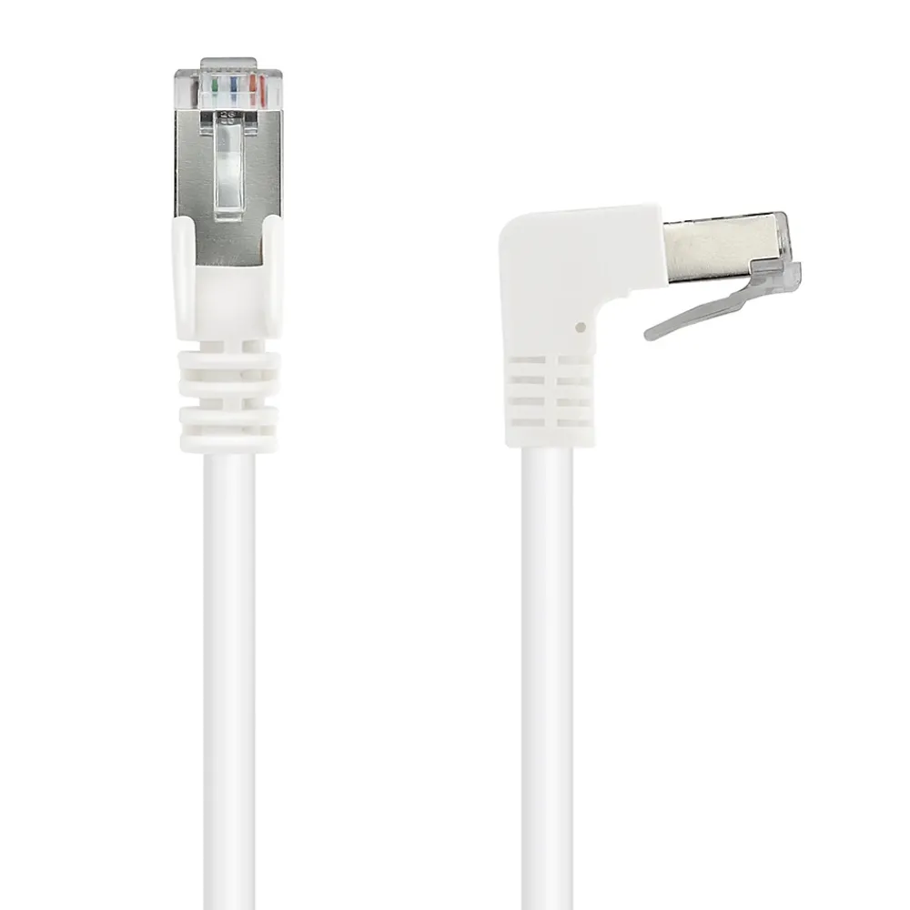 Metronic Câble Et Connectique Réseau-Câble Ethernet RJ45 CAT 6a mâle/mâle coudé - FTP 3 m - 395527