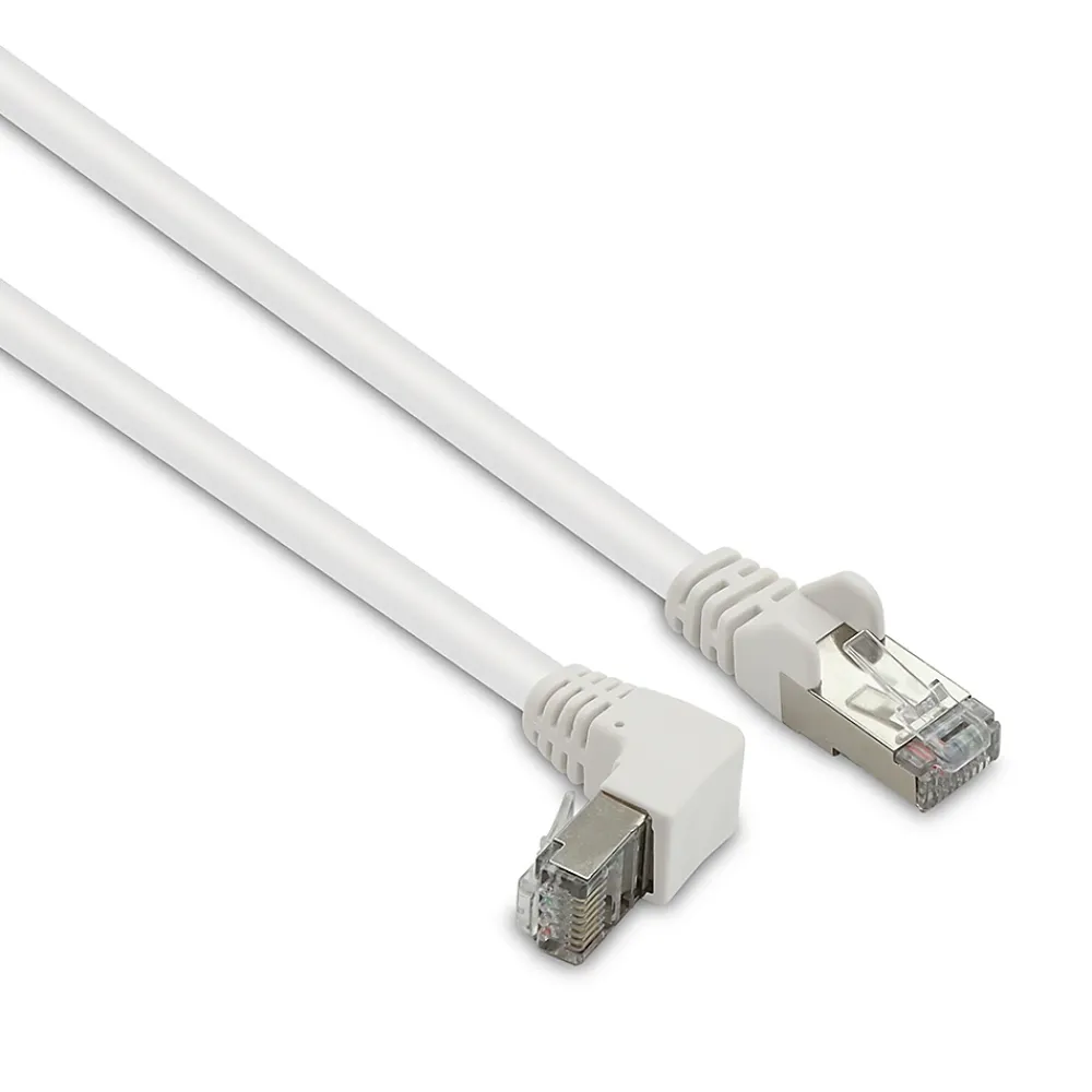 Metronic Câble Et Connectique Réseau-Câble Ethernet RJ45 CAT 6a mâle/mâle coudé - FTP 0,5 m - 395525