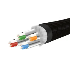 Metronic Câble Et Connectique Réseau-Câble Ethernet RJ45 CAT 8 mâle/mâle tressé - S/FTP 3 m - 395631