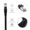 Metronic Câble Et Connectique Réseau-Câble Ethernet RJ45 CAT 8 mâle/mâle tressé - S/FTP 5 m - 395631