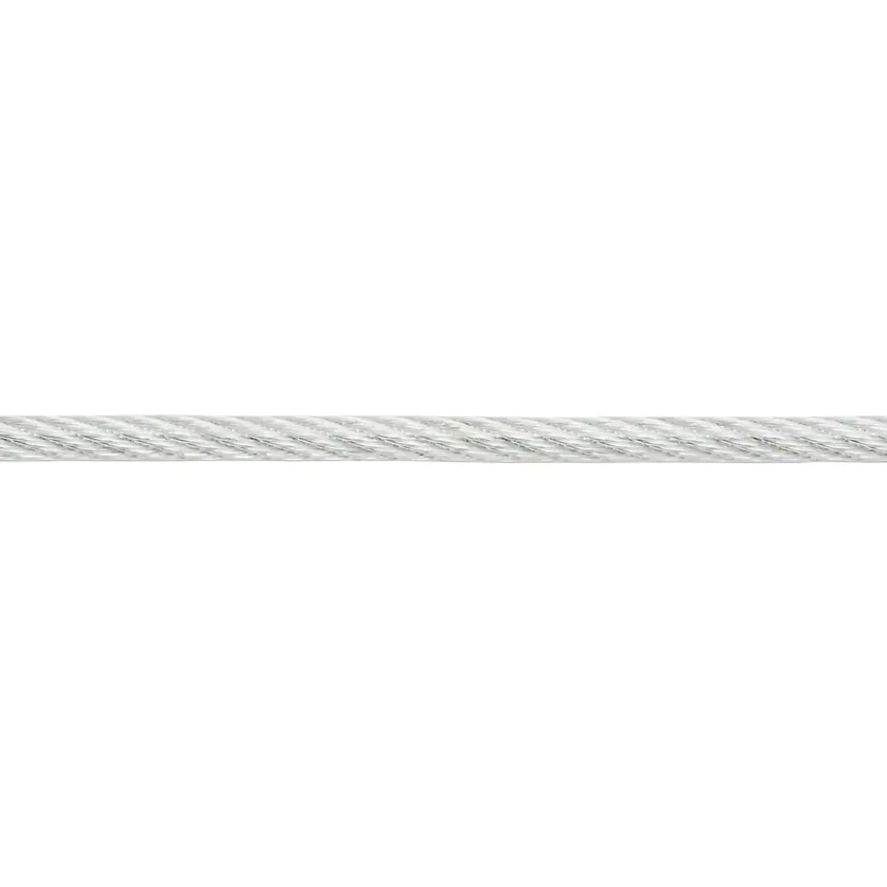 Diall Câble Et Fil Métallique-Câble gaine ø4 mm x 20 m transparent