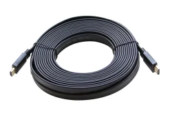 Blyss Câble Et Connectique Tv-Câble HDMI Mâle / Mâle coudé 4K noir Or, 10 m