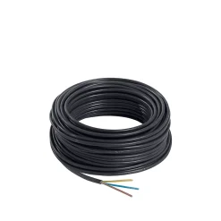 Nexans Câble électrique flexible H05VVF 3x1,5 mm² Noir - 25 m