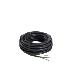 Nexans Câble, Fil Et Cordon D'Alimentation-Câble électrique flexible H05VVF 3x1,5 mm² Noir - 5 m