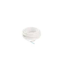 Nexans Câble électrique flexible H03VVH2F 2x0,75 mm² Blanc - 10 m