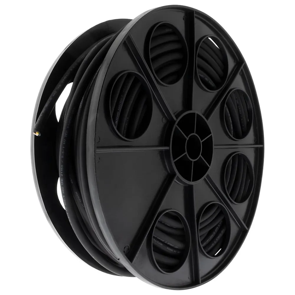 Zenitech Câble électrique H07RN-F 3G2,5mm² 60m -