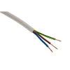 Zenitech Câble, Fil Et Cordon D'Alimentation-Câble électrique H05VV-F 3G2,5mm² blanc - 10m -