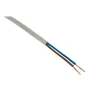 Zenitech Câble électrique H03VVH2F 2x0,75mm² blanc 10m