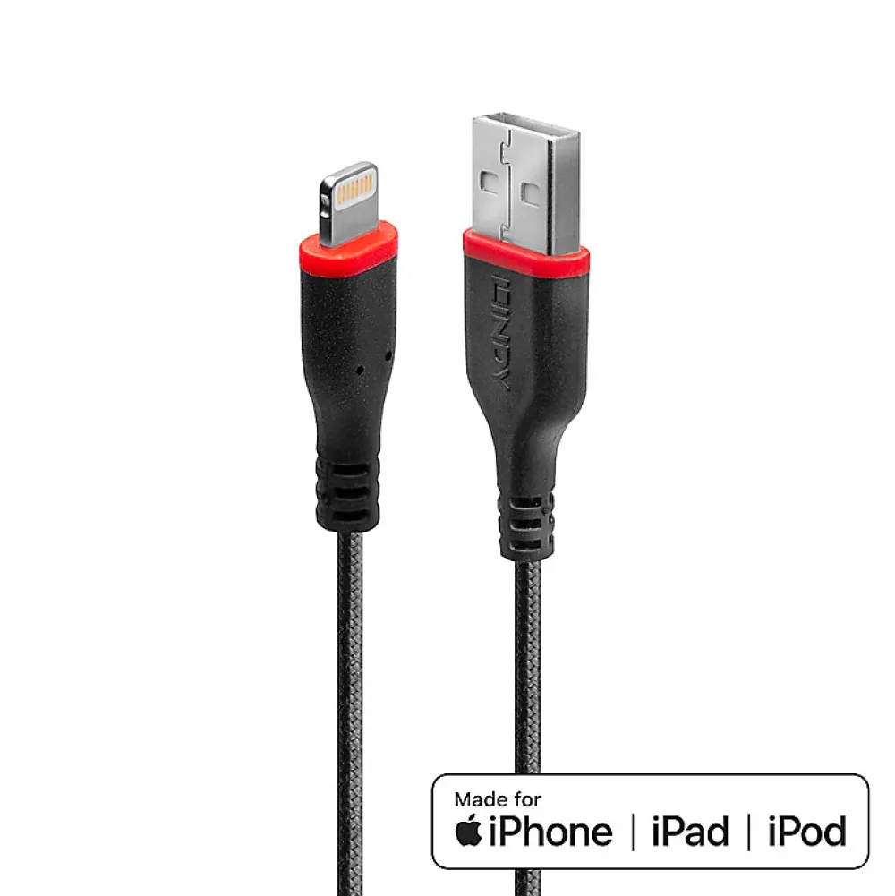 Lindy Câble Lightning USB haute résistance 2m