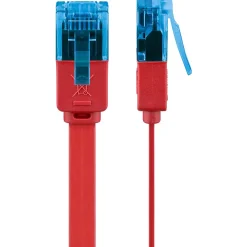 Goobay Câble RJ45 Cat6a plat non blindé 2m
