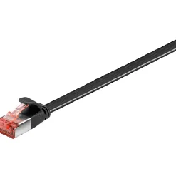 Goobay Câble RJ45 Cat6 plat blindé 50cm
