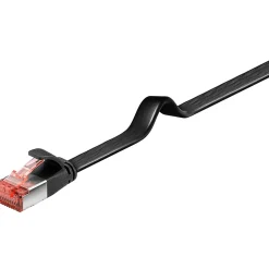 Goobay Câble RJ45 Cat6 plat blindé 50cm