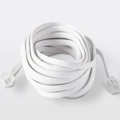 Blyss Câble RJ11 Mâle / Mâle blanc , 5 m