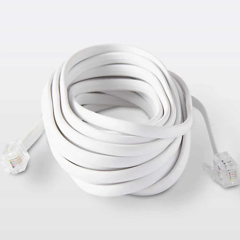 Blyss Câble RJ11 Mâle / Mâle blanc , 5 m