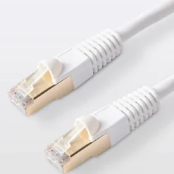 Blyss Câble RJ45 Mâle / Mâle Catégorie 6E blanc , 1 m