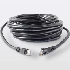 Blyss Câble RJ45 Mâle / Mâle Catégorie 5E noir , 10 m