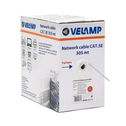 Velamp Câble réseau CAT5E FTP 305mt en Pull box. Certifié CPR