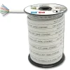 Extel Câble réseau type Ethernet plat blanc 25 mètres spécial ADSL/ADSL2+ 4 paires - - 408285