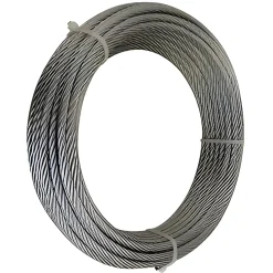 MySystem Câble souple diam. 3 mm - torons 7 x 7 - 25 mètres - Inox 316