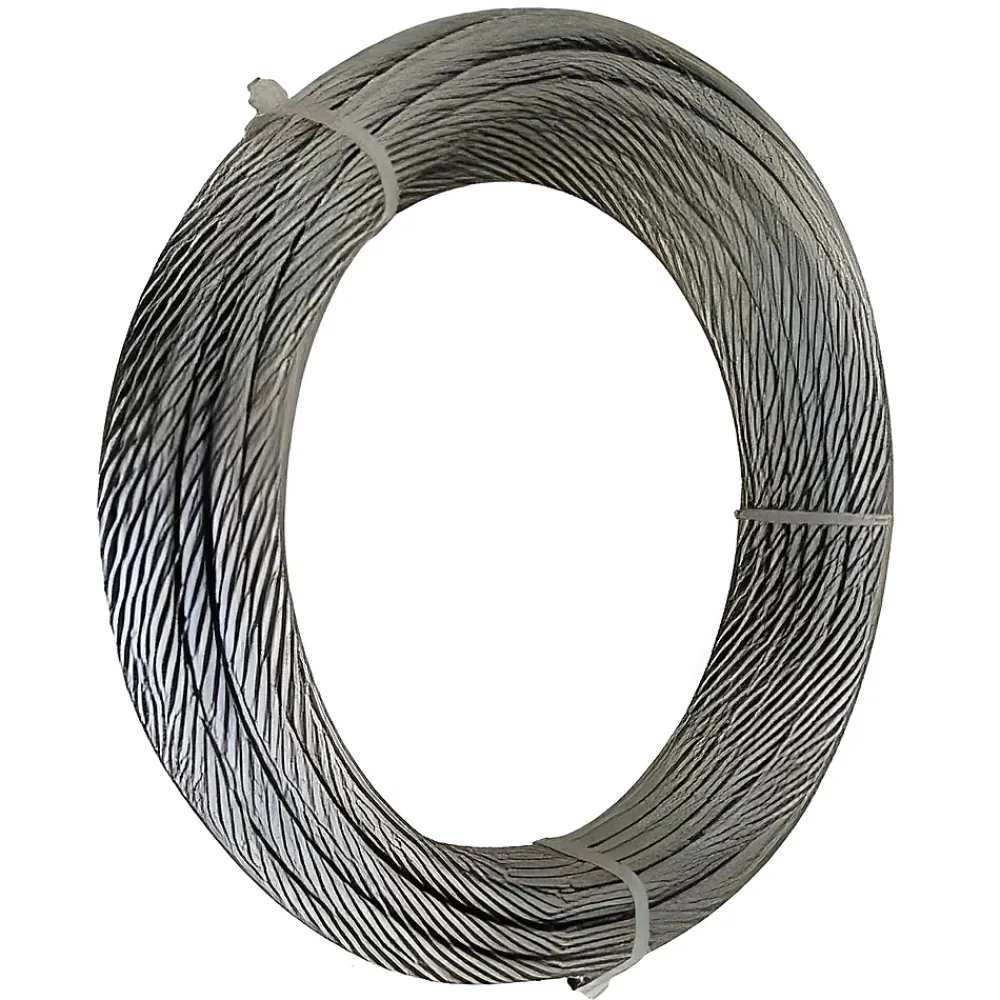 MySystem Câble souple diam. 6 mm - torons 7 x 7 - 250 mètres - Inox 316