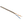 Zenitech Câble Et Connectique De Téléphone Fixe-Câble téléphone 2 paires 0,6mm² ivoire 5m