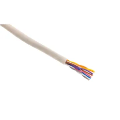 Zenitech Câble Et Connectique De Téléphone Fixe-Câble téléphone PTT 298 4 paires 0,6mm² ivoire 5m