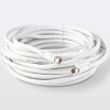 Blyss Câble Et Connectique Tv-Câble type F 3C2V Mâle / Mâle blanc , 10 m