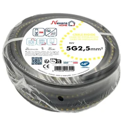 Nexans Câble Et Fil D’Installation-Câble U-1000 R2V 5G 2.5C 50 m