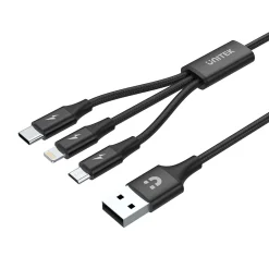 Unitek Câble USB 3 en1 1.50 mètre