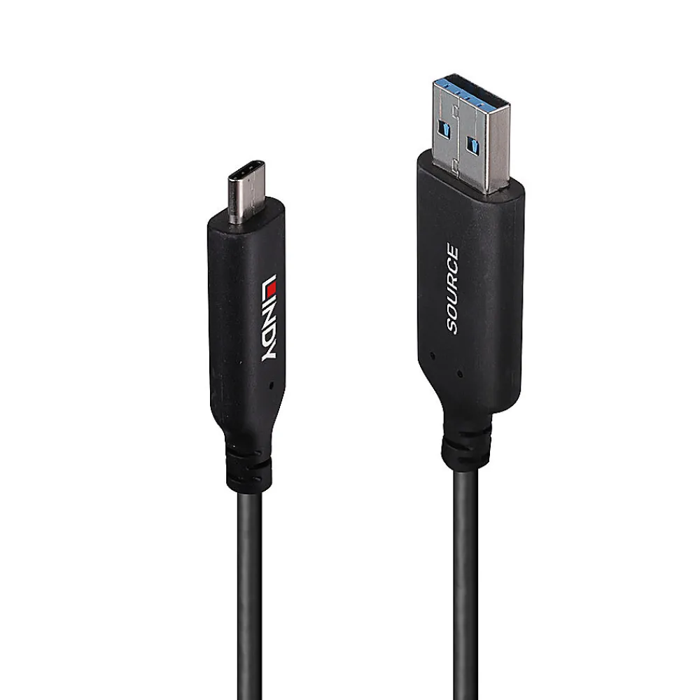 Lindy Chargeur Et Câble Usb-Câble USB 3.2 Gen1 hybride 5Gbps 50m