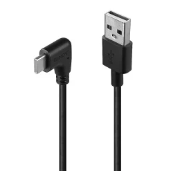 Lindy Câble USB 2.0 - USB-C coudé - 50cm