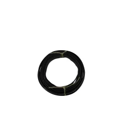 Nexans Câble 2X0,75 mm² H03VVH2F noir couronne 5m