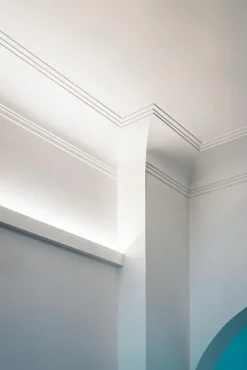Orac Decor Moulure, Goulotte Et Plinthe-C381 Corniche Plafond -Luxxus - 9,5x5cm (h x p) Carton complet