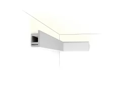 Orac Decor Moulure, Goulotte Et Plinthe-C381 Corniche Plafond -Luxxus - 9,5x5cm (h x p) Carton complet