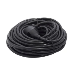 Chacon Rallonge Électrique-Prolongateur HO5VVF 3 x 1,5 mm2 20 m - Noir