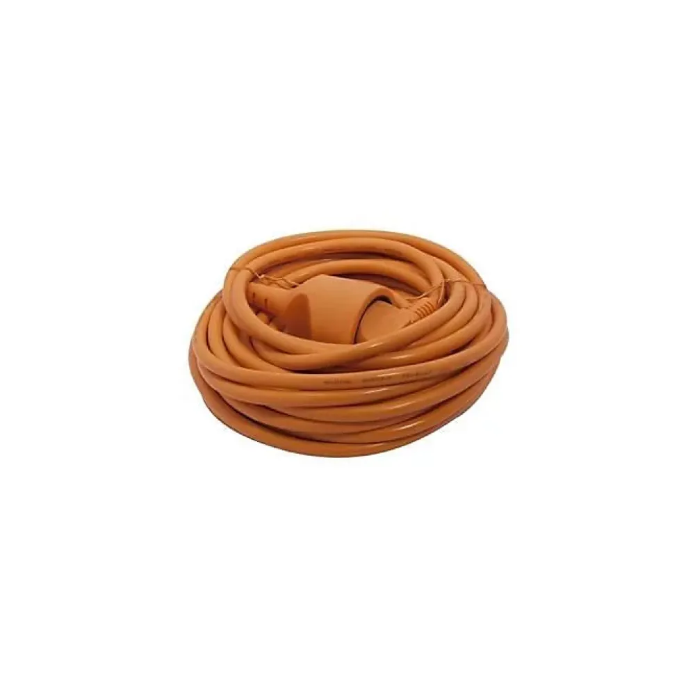 Chacon Rallonge Électrique-Rallonge electrique 12 m HO5VVF 3x1,5 mm2 orange